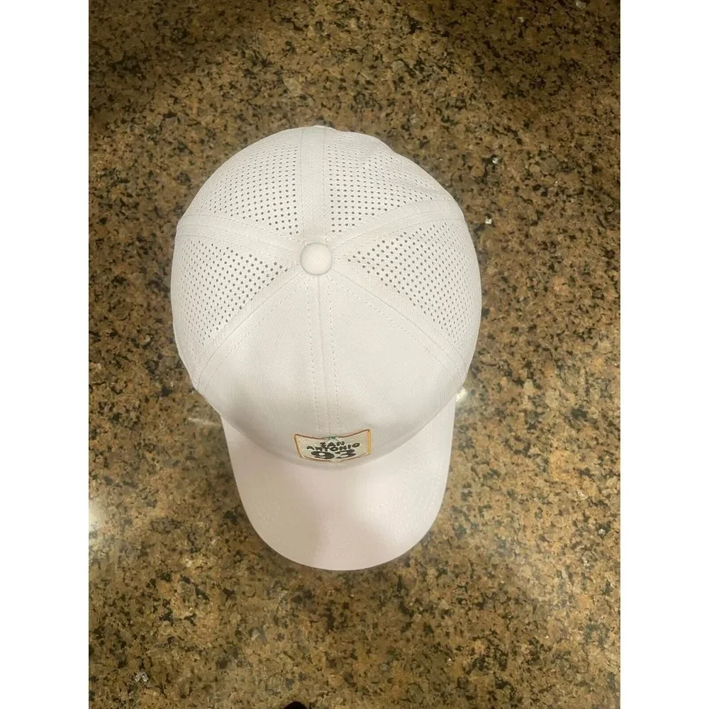 San Antonio 93 Embroidered Hat Strap Back‎ Adjustable White Running Outdoor Cap